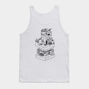 Isometric Space Station Tank Top